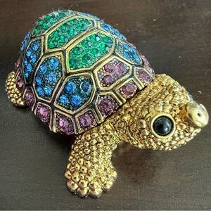 Turtle Trinket Box from Witch’s Estate Sale EST. 1990’s ⭐️Great Story